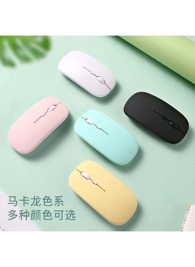 T-WOLF M12 Bluetooth MOUSE Wireless Slim Mouse For Android Tablet Laptop Smart Phones LIKE M330 M185 M220 (YELLOW) - Image 1